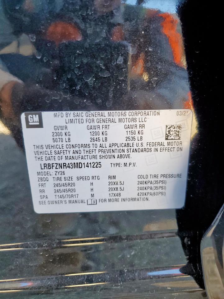 2021 Buick Envision Essence VIN: LRBFZNR43MD141225 Lot: 90724985