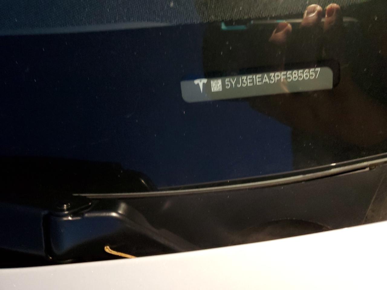 2023 Tesla Model 3 VIN: 5YJ3E1EA3PF585657 Lot: 93311655