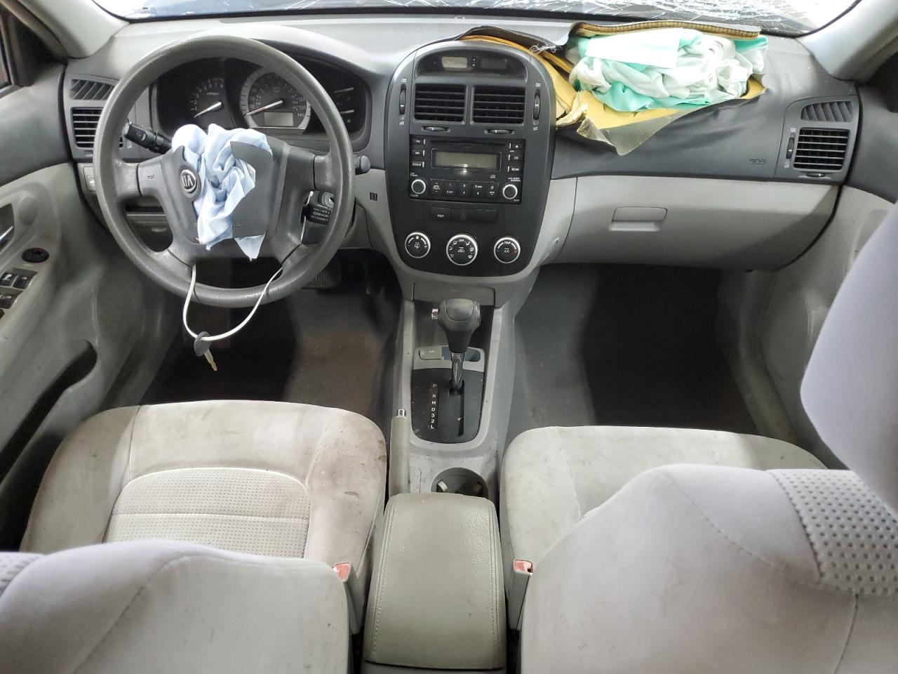 2007 Kia Spectra Ex VIN: KNAFE121X75439675 Lot: 92372405