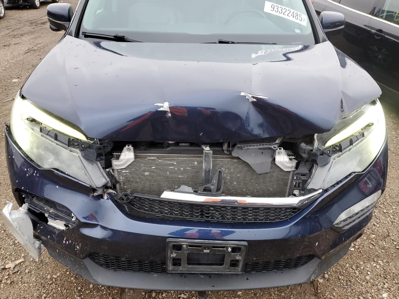 2016 Honda Pilot Exl VIN: 5FNYF6H51GB087648 Lot: 93322485