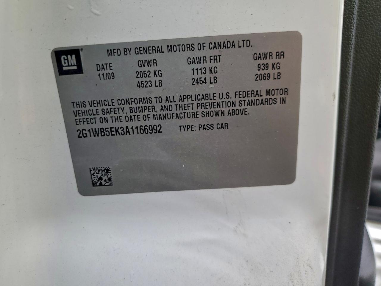 2015 Chevrolet Impala Limited Police VIN: 2G1WD5E33F1163195 Lot: 94554825