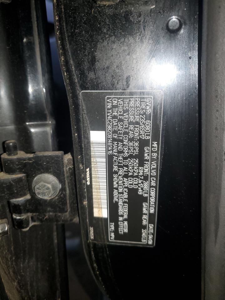 2008 Volvo Xc90 3.2 VIN: YV4CZ982081481416 Lot: 82725685