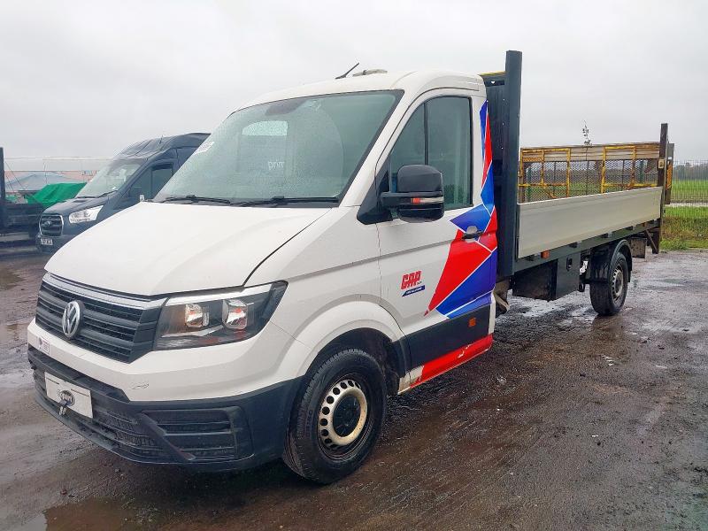 2019 VOLKSWAGEN CRAFTER 2.0 TDI 140PS STARTLINE ETG DROPSIDE D/CAB for sale at Copart WOLVERHAMPTON