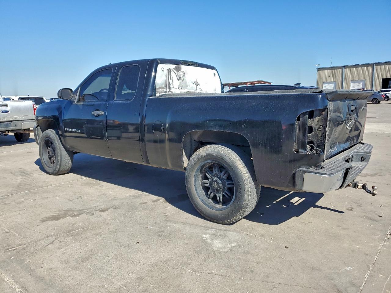 2009 Chevrolet Silverado C1500 black pickup gas 2GCEC19C491117064 photo #3