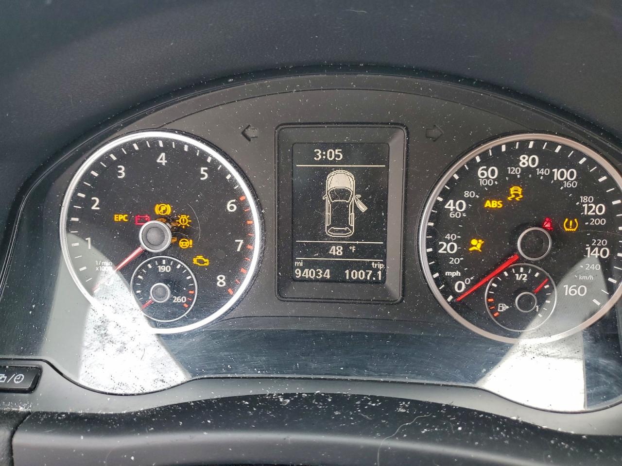 2017 Volkswagen Tiguan S VIN: WVGBV7AX3HK021130 Lot: 94072555