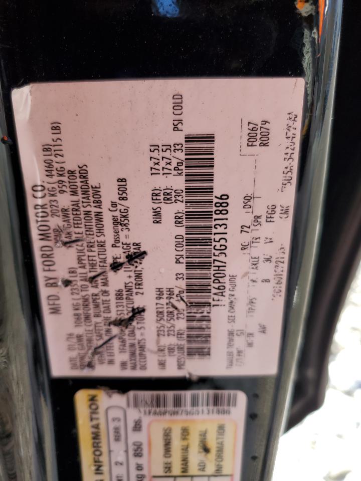 2016 Ford Fusion Se VIN: 1FA6P0H75G5131886 Lot: 91898685