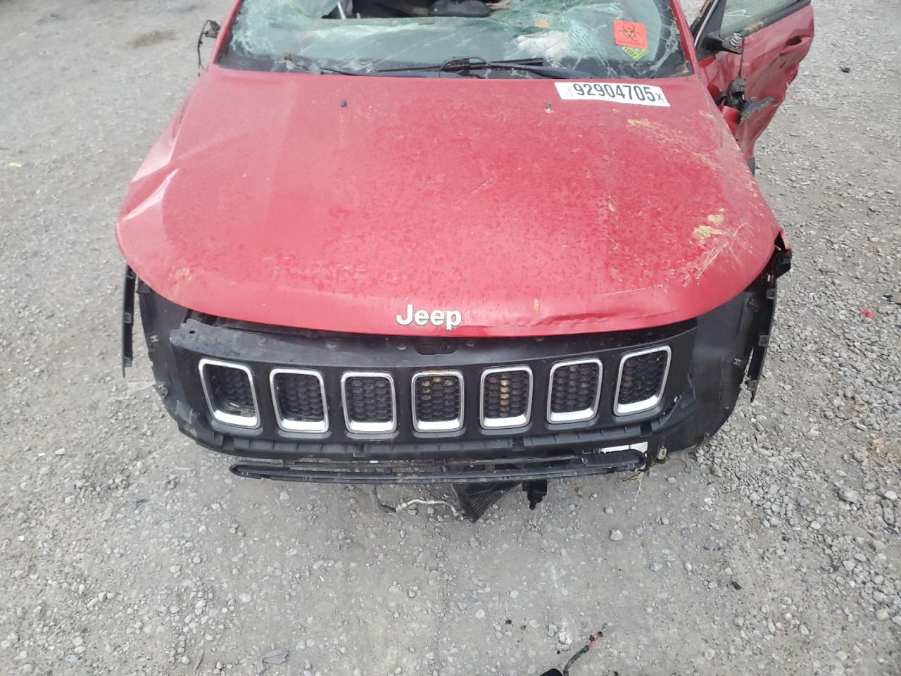 2018 Jeep Compass Latitude VIN: 3C4NJDBBXJT331732 Lot: 92904705