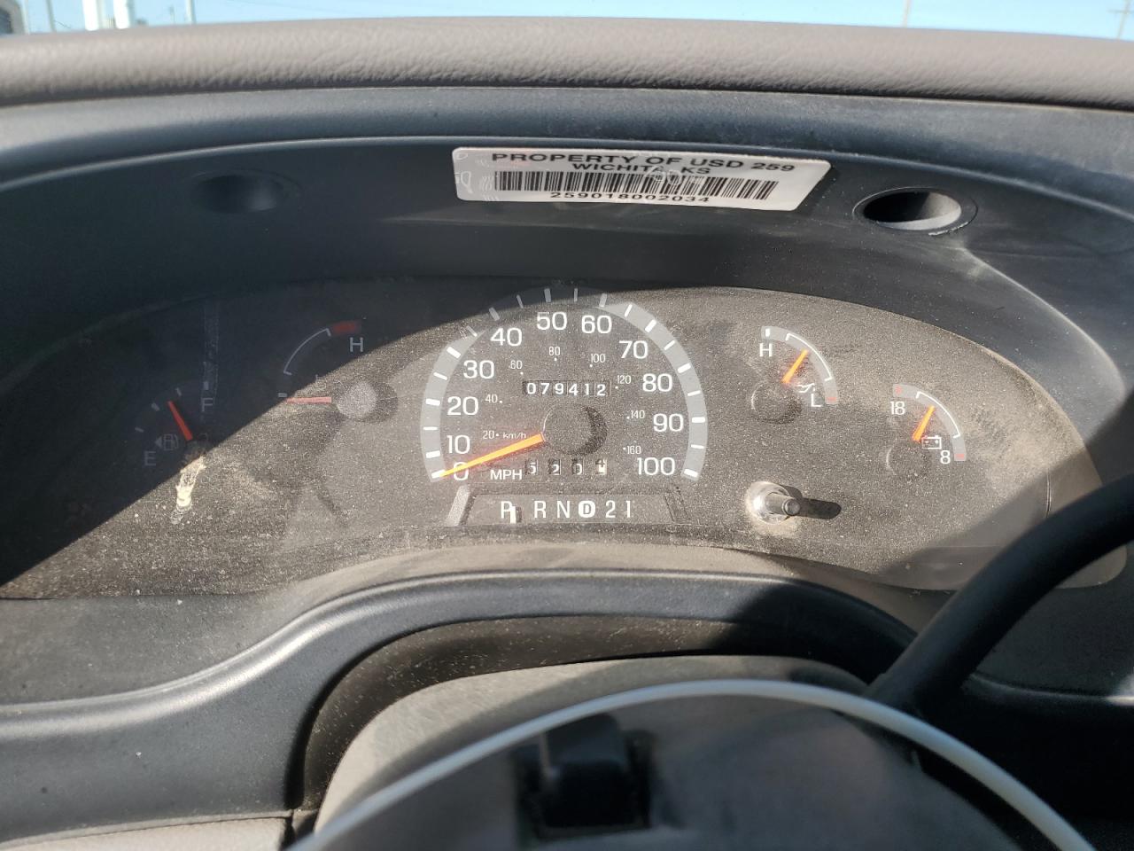 2002 Ford E250 Delivery Van VIN: 1FTNE24L52HB55168 Lot: 90999465