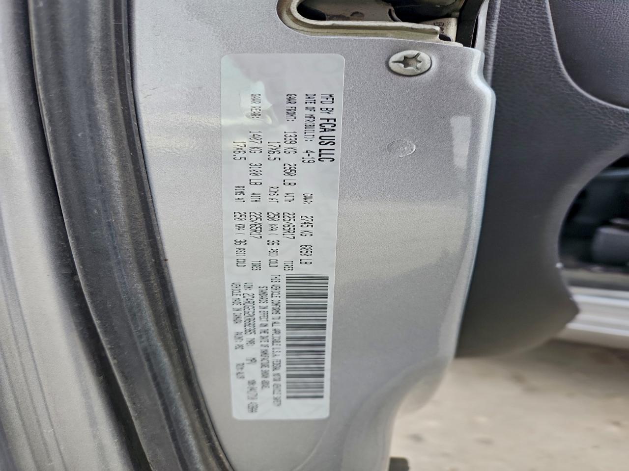 2019 Dodge Grand Caravan Gt VIN: 2C4RDGEG2KR682365 Lot: 94283695