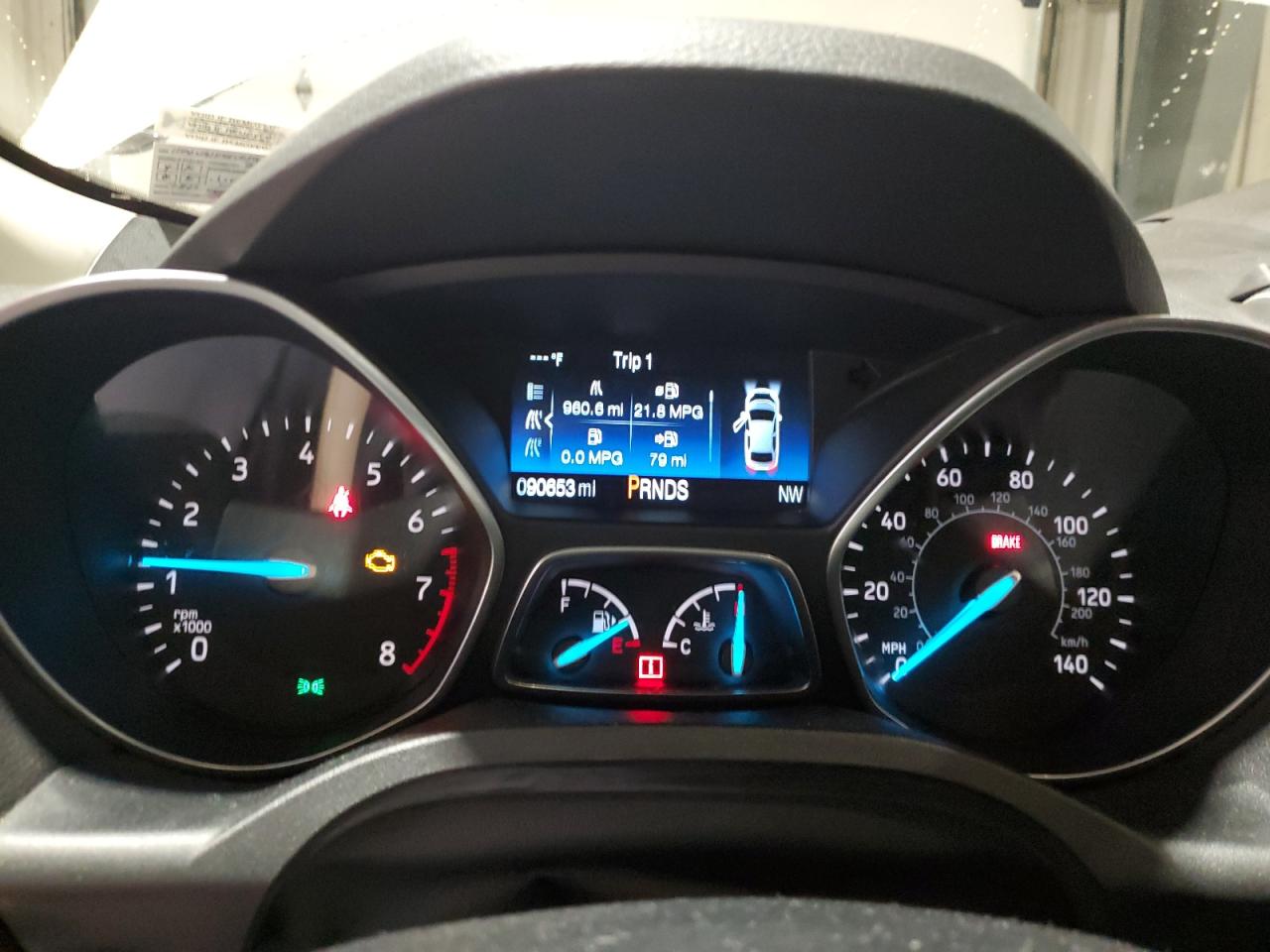 2017 Ford Escape Titanium VIN: 1FMCU9JD4HUD39920 Lot: 93441555