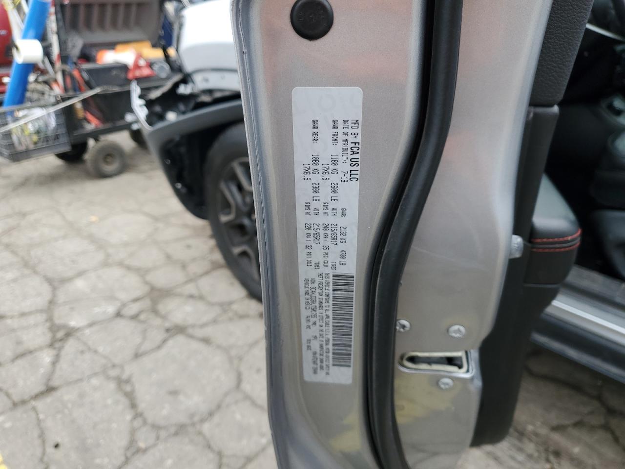 2018 Jeep Compass Trailhawk VIN: 3C4NJDDB0JT501755 Lot: 93648565