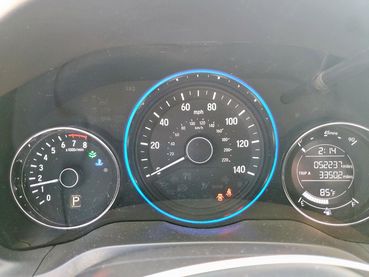 2022 Honda Hr-V Lx VIN: 3CZRU5H33NM723525 Lot: 92646475