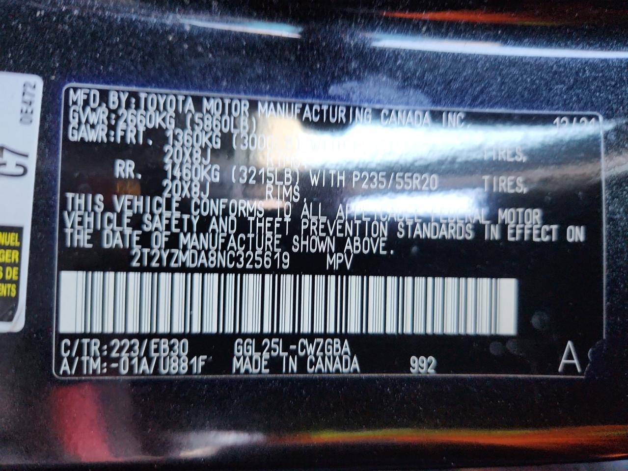 2022 Lexus Rx 350 F Sport VIN: 2T2YZMDA8NC325619 Lot: 91306725