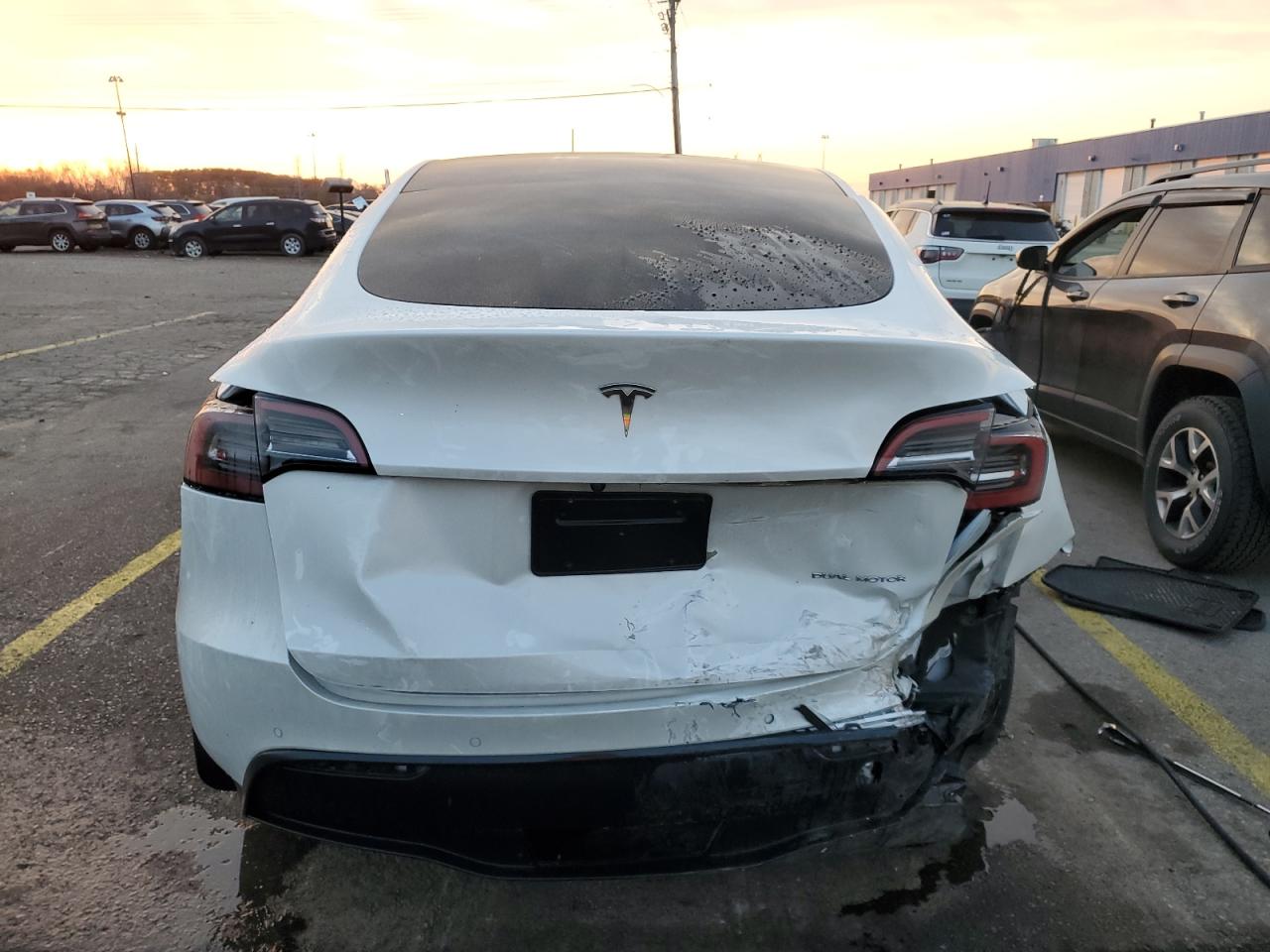 2021 Tesla Model Y VIN: 5YJYGDEE6MF190064 Lot: 91508845