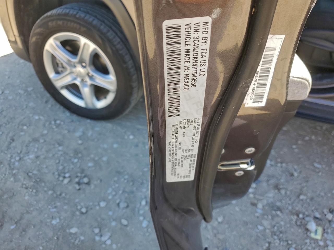 2023 Jeep Compass Sport VIN: 3C4NJDAN4PT549556 Lot: 94538315