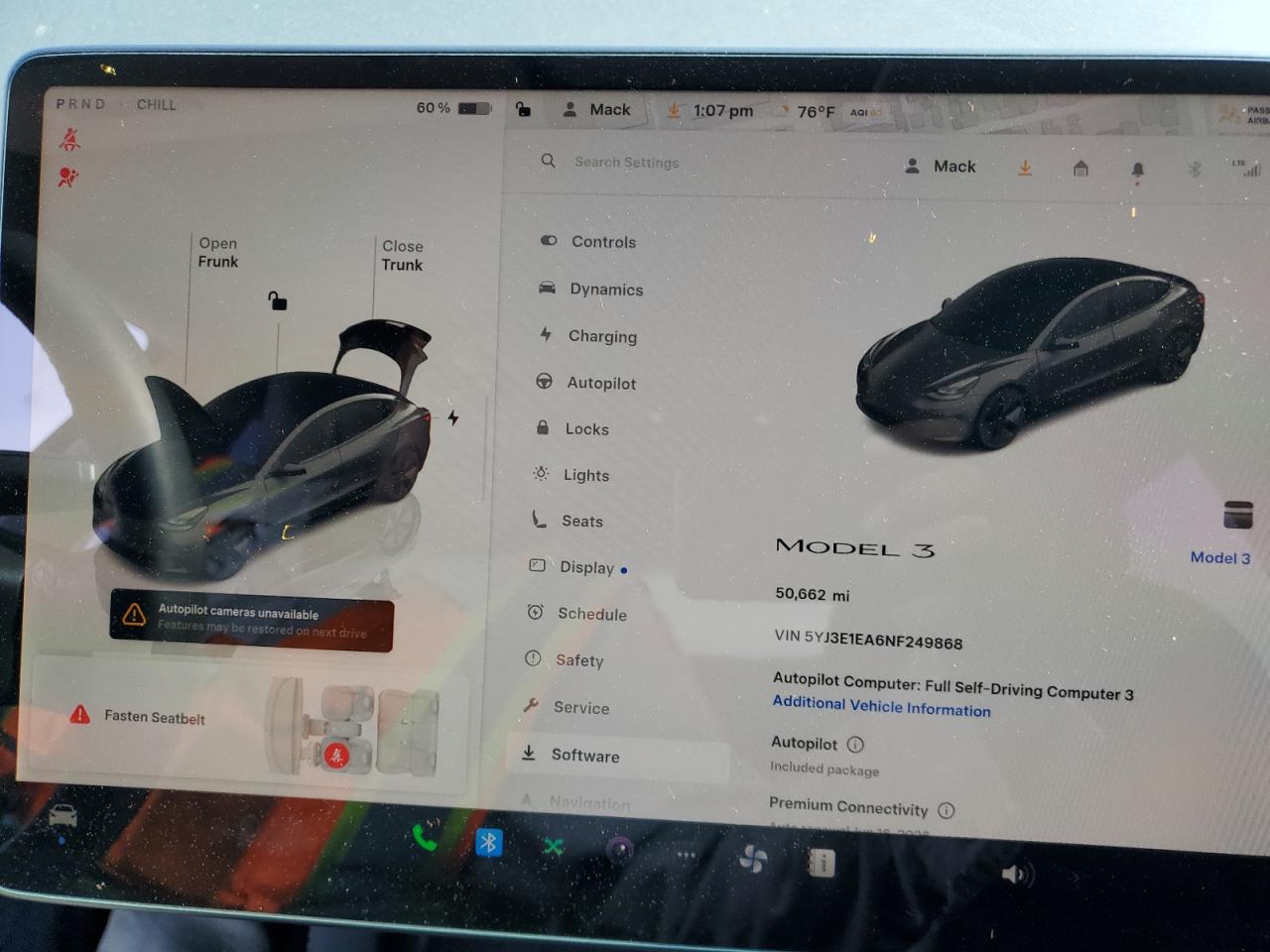 2022 Tesla Model 3 VIN: 5YJ3E1EA6NF249868 Lot: 91277405