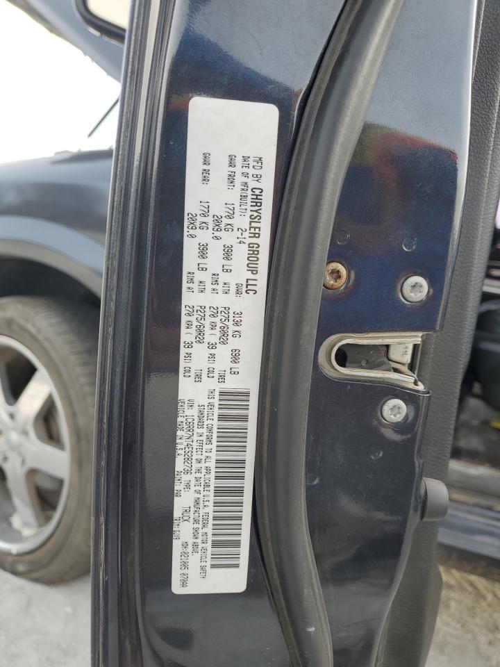 2014 Ram 1500 Laramie VIN: 1C6RR7NT4ES282736 Lot: 92952345