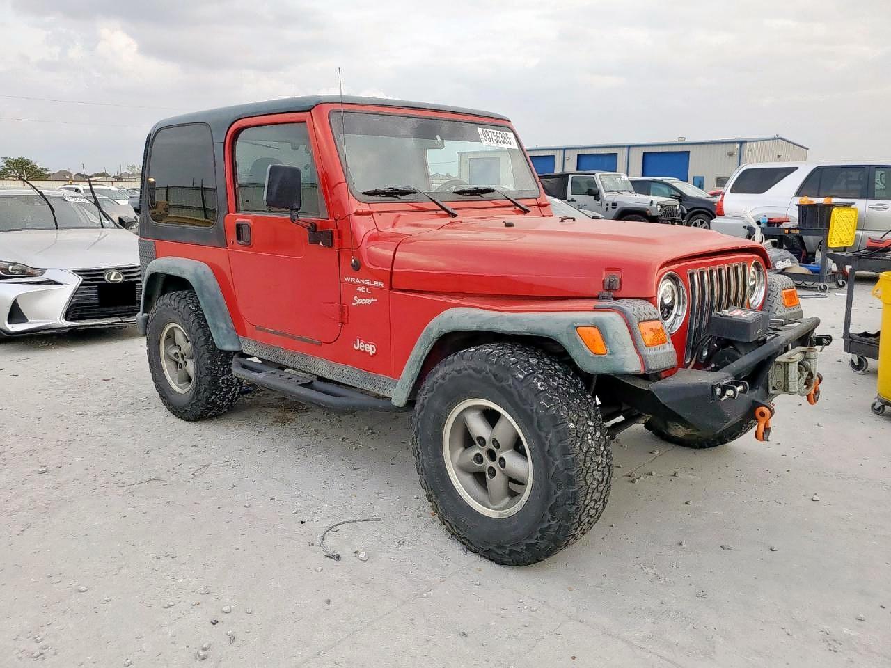 1999 Jeep Wrangler / Tj Sport VIN: 1J4FY19S2XP415619 Lot: 93756385