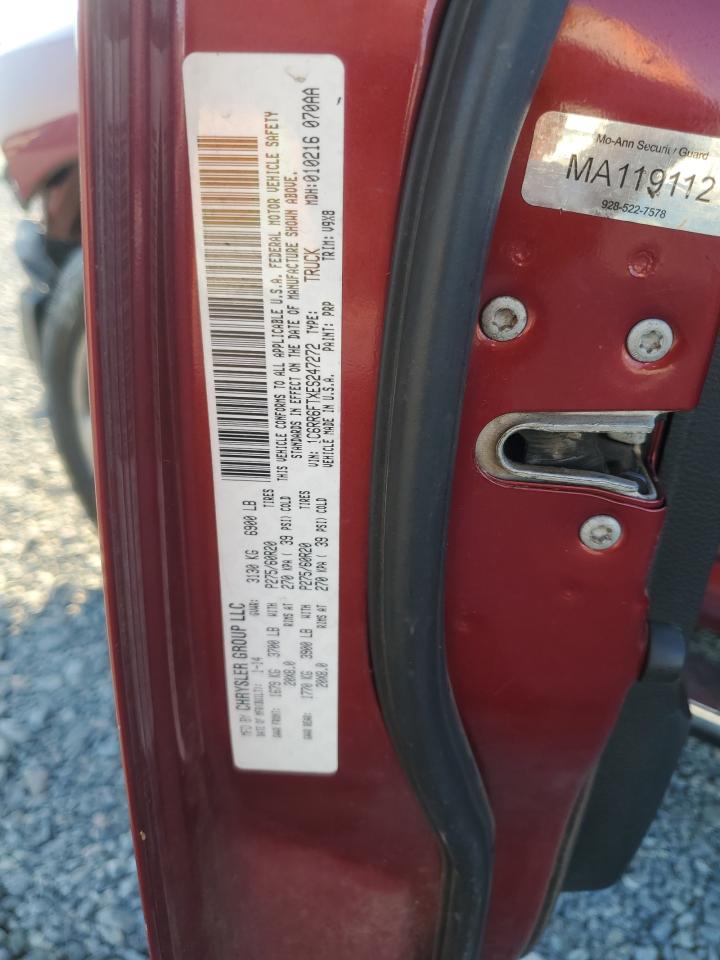 2014 Ram 1500 St VIN: 1C6RR6FTXES247272 Lot: 92683245