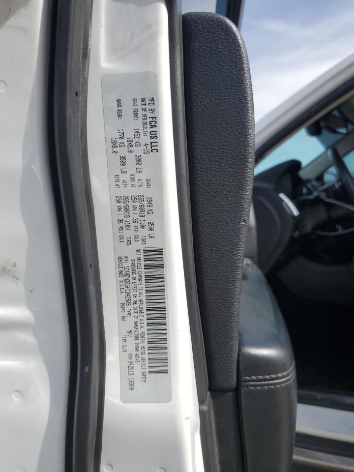 2015 Dodge Durango Limited VIN: 1C4RDHDG5FC842809 Lot: 91715785