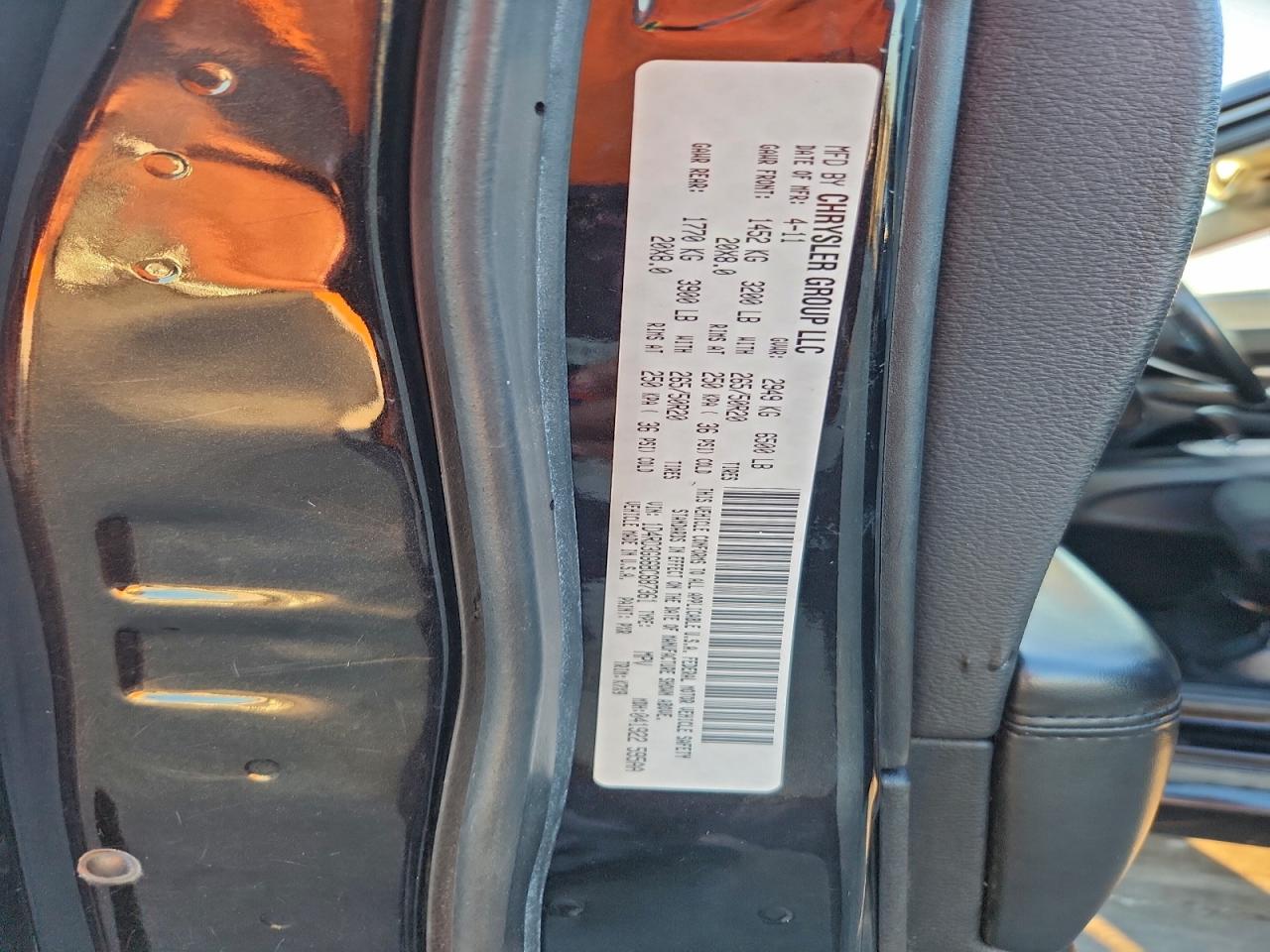 2011 Dodge Durango Heat VIN: 1D4RD3GG6BC687361 Lot: 94413185