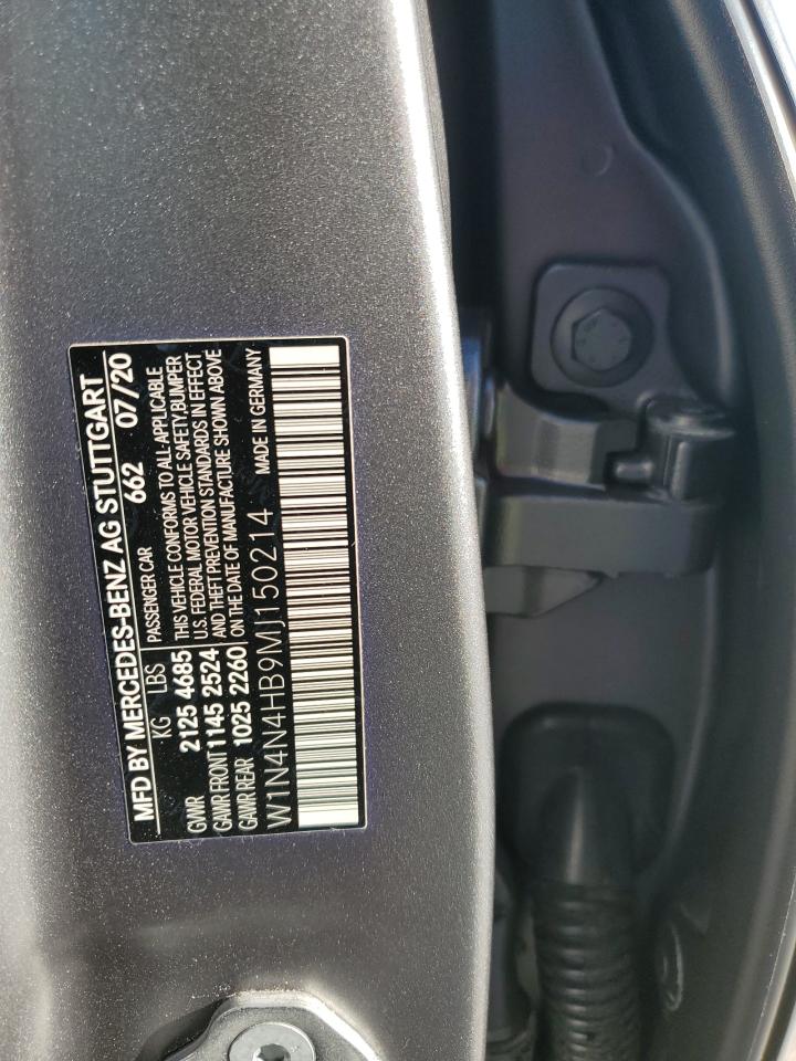 2021 Mercedes-Benz Gla 250 4Matic VIN: W1N4N4HB9MJ150214 Lot: 93632305