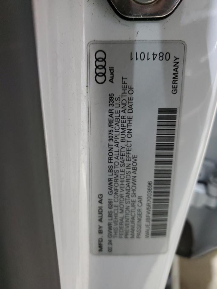 2024 Audi E-Tron Gt Prestige VIN: WAUEJBFW5R7003696 Lot: 91797085