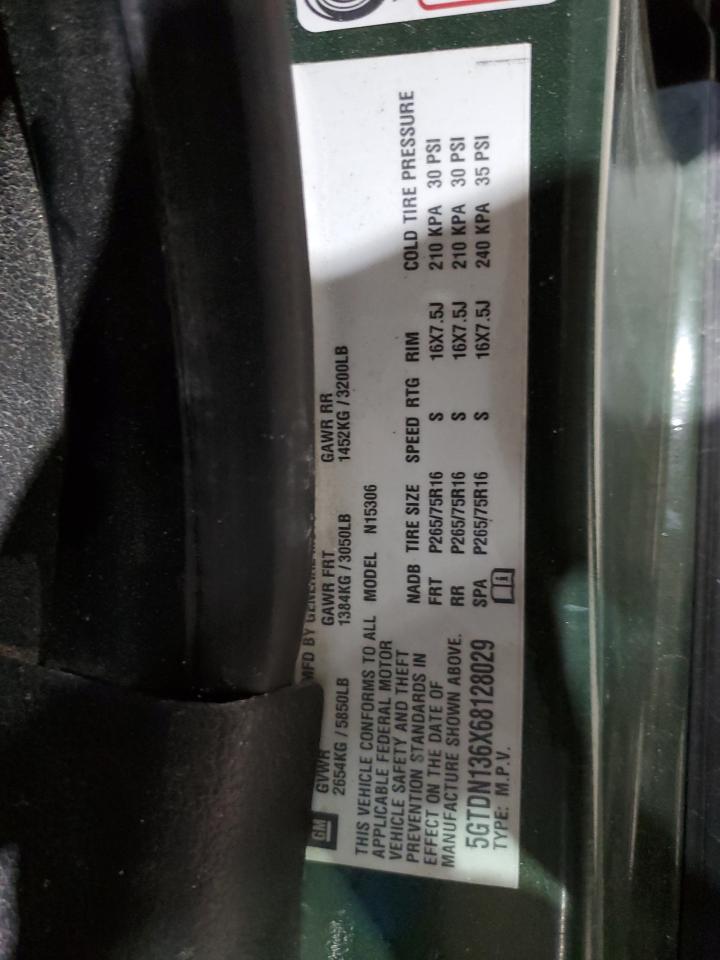 2006 Hummer H3 VIN: 5GTDN136X68128029 Lot: 92377195