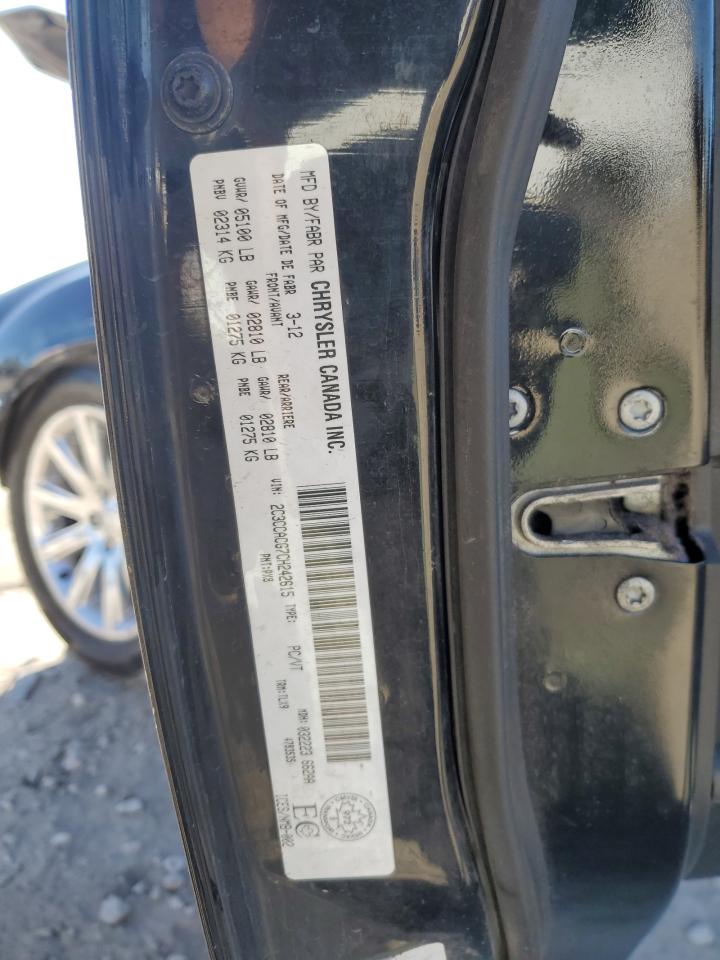 2012 Chrysler 300 Limited VIN: 2C3CCACG7CH242615 Lot: 91685555