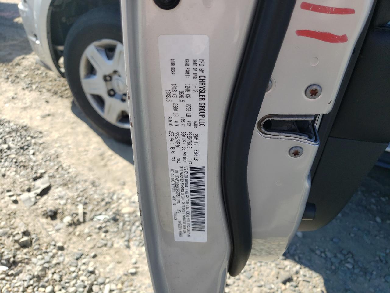 2012 Dodge Journey Se VIN: 3C4PDCAB0CT255758 Lot: 91624815