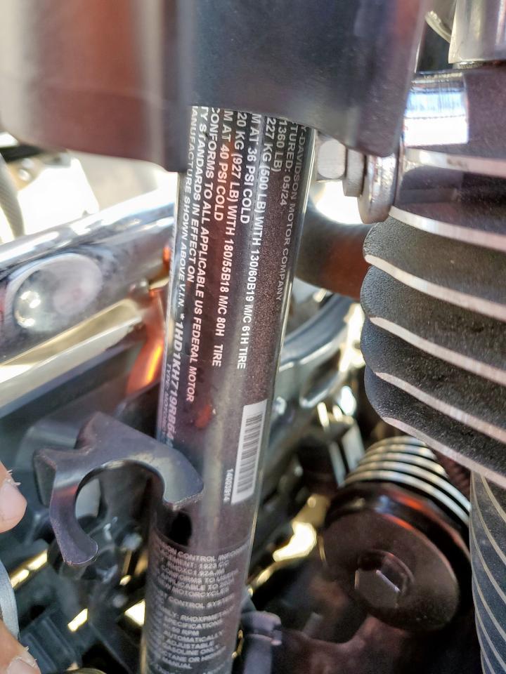 2024 Harley-Davidson Fltrx VIN: 1HD1KH719RB644625 Lot: 93218095