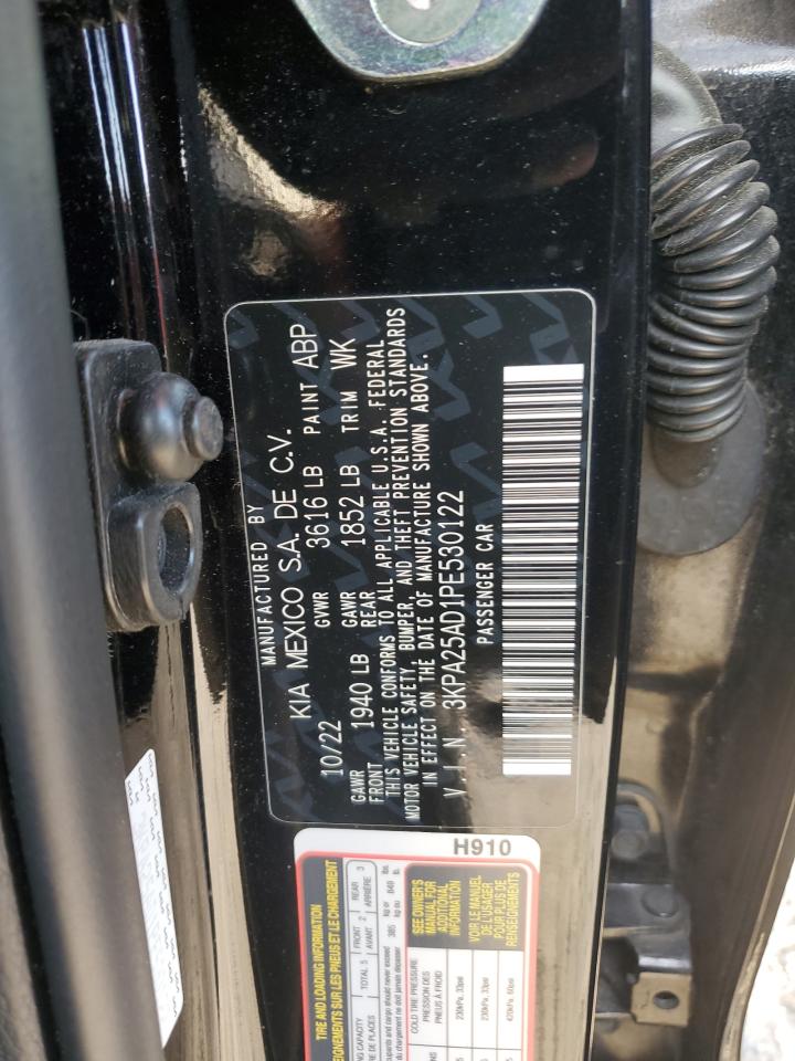 2023 Kia Rio S VIN: 3KPA25AD1PE530122 Lot: 91643455