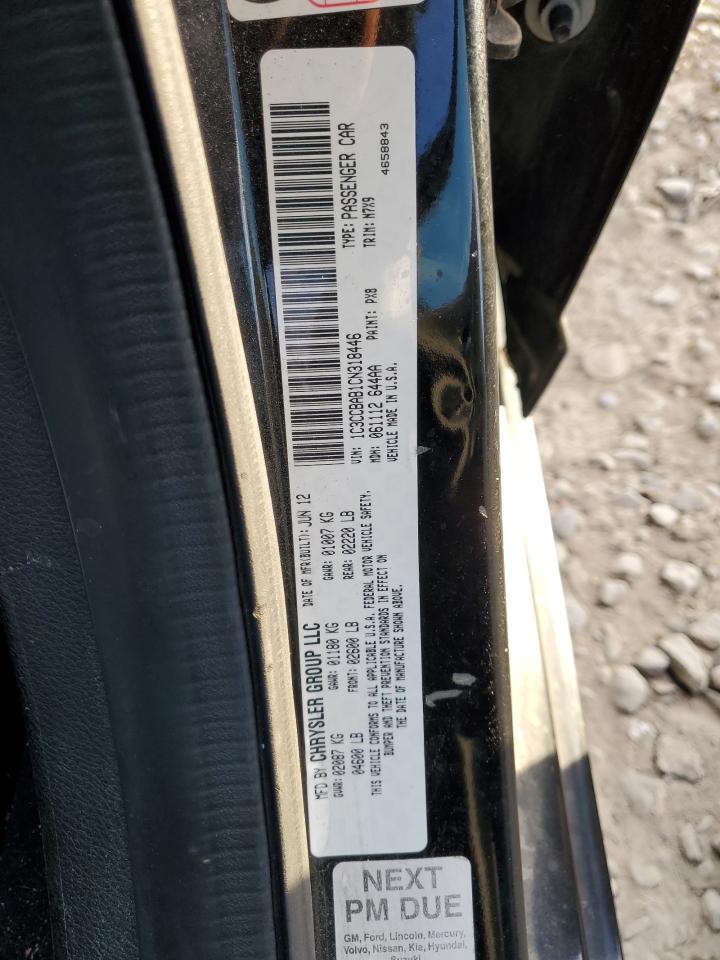 2012 Chrysler 200 Lx VIN: 1C3CCBAB1CN318446 Lot: 91808085