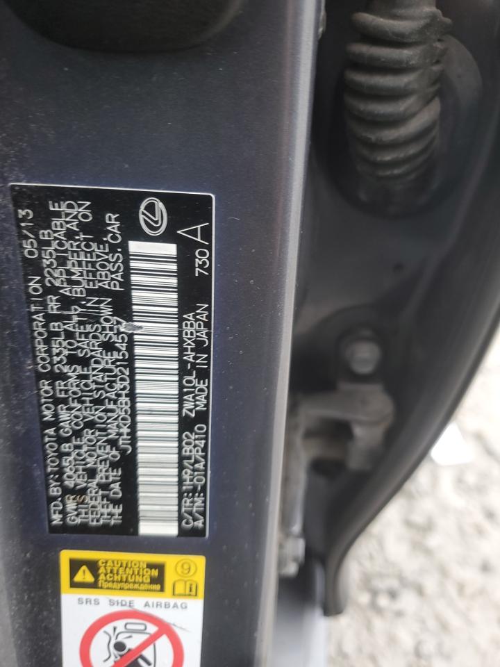 2013 Lexus Ct 200 VIN: JTHKD5BH3D2154577 Lot: 91207905