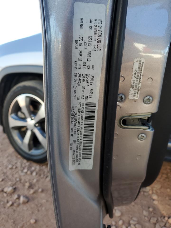 2019 Jeep Cherokee Limited VIN: 1C4PJLDB2KD448213 Lot: 91640975