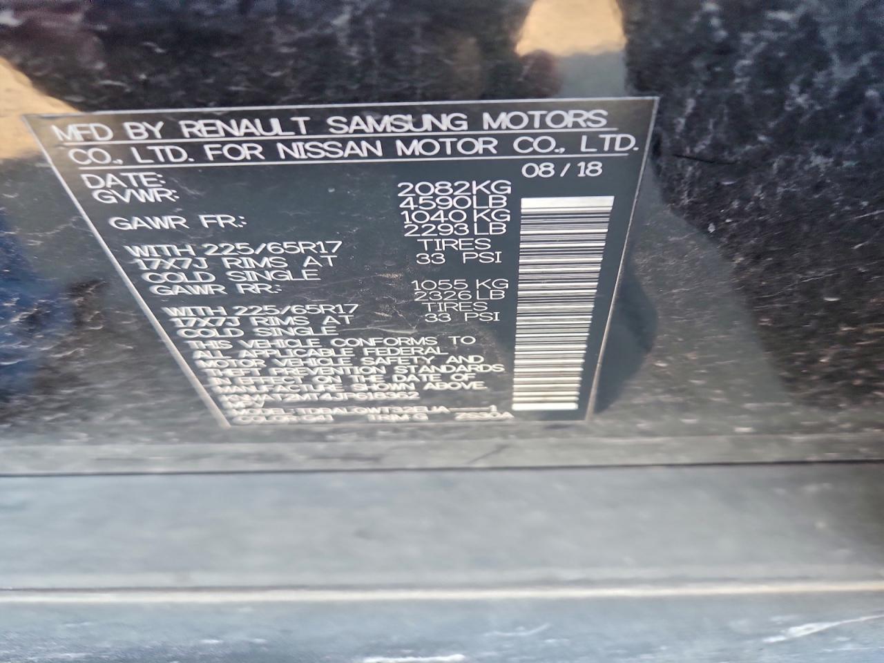 2018 Nissan Rogue S VIN: KNMAT2MT4JP618362 Lot: 94504115