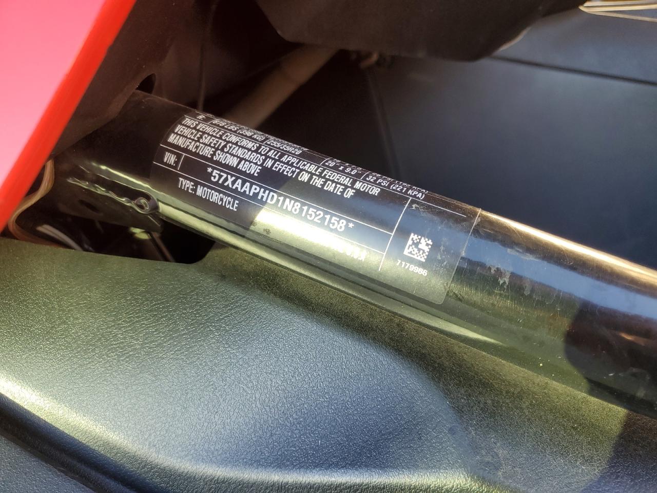 2022 Polaris Slingshot Sl VIN: 57XAAPHD1N8152158 Lot: 91248505