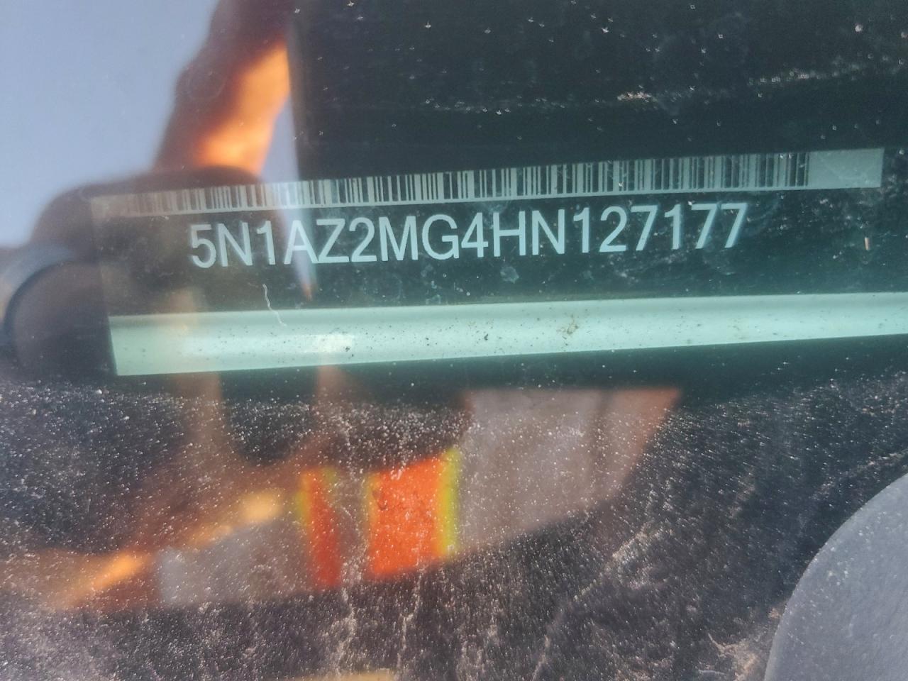 2017 Nissan Murano S VIN: 5N1AZ2MG4HN127177 Lot: 94233725