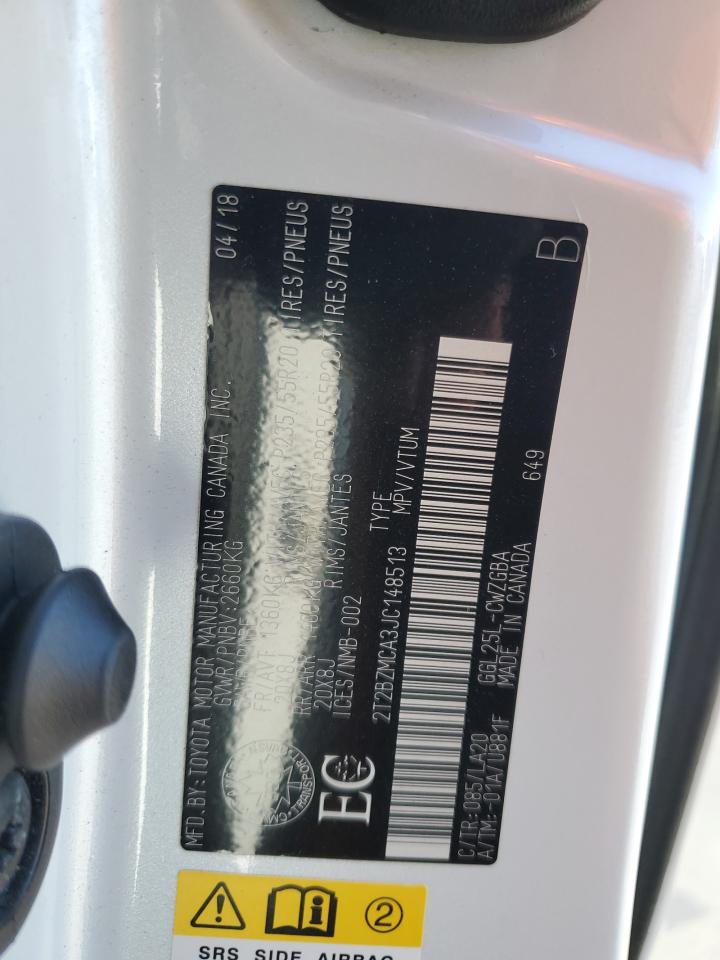 2018 Lexus Rx 350 Base VIN: 2T2BZMCA3JC148513 Lot: 92467605