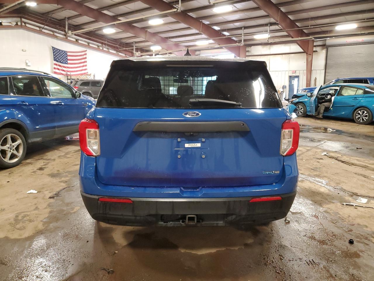 2021 Ford Explorer Police Interceptor VIN: 1FM5K8AW3MNA16201 Lot: 93094855