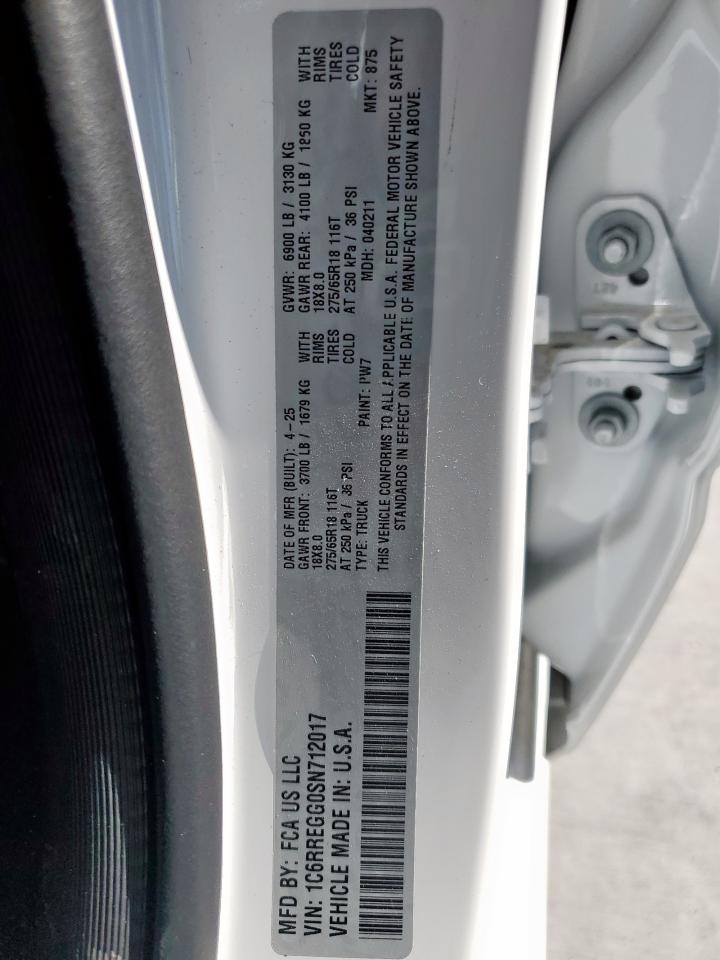 2025 Ram 1500 Tradesman VIN: 1C6RREGG0SN712017 Lot: 89740885
