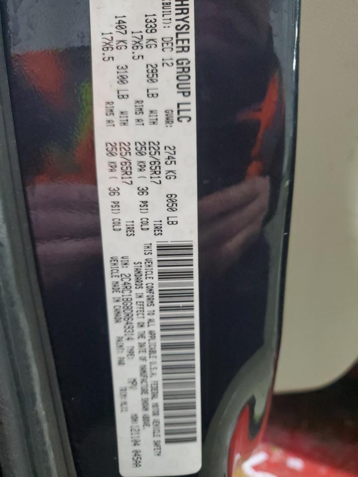 2013 Chrysler Town & Country Touring VIN: 2C4RC1BG8DR649314 Lot: 92438835