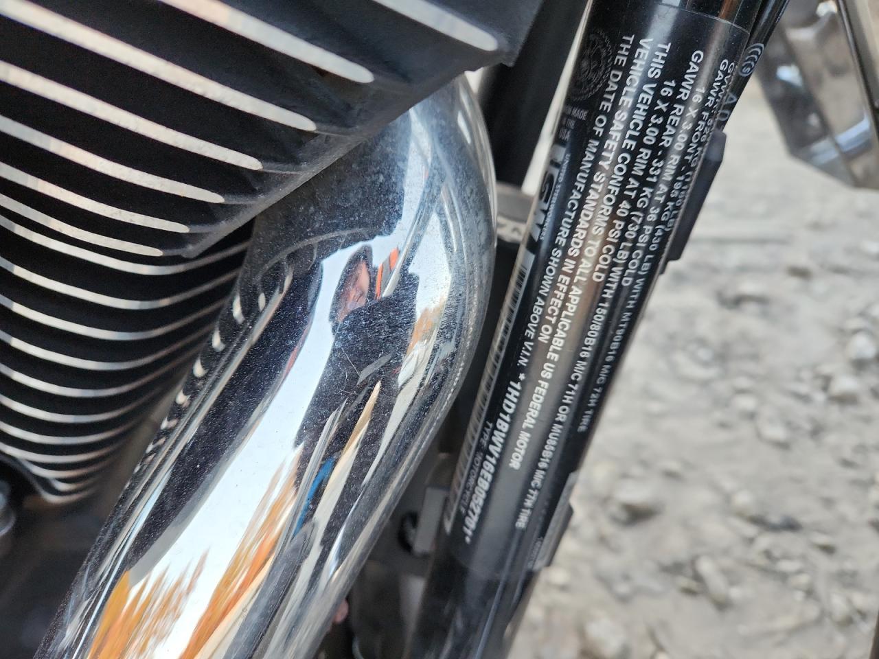 2014 Harley-Davidson Flstc Heritage Softail Classic VIN: 1HD1BWV16EB052701 Lot: 92387885