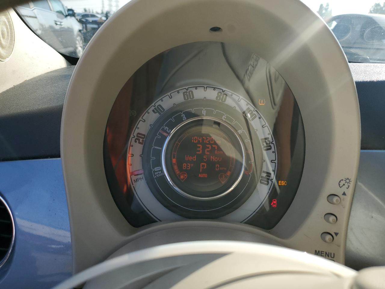 2013 Fiat 500 Lounge VIN: 3C3CFFCR7DT515406 Lot: 91243185