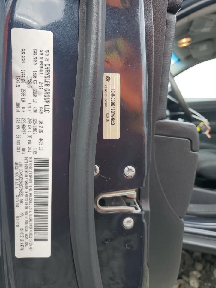 2014 Jeep Compass Sport VIN: 1C4NJCBB4ED764923 Lot: 90046235