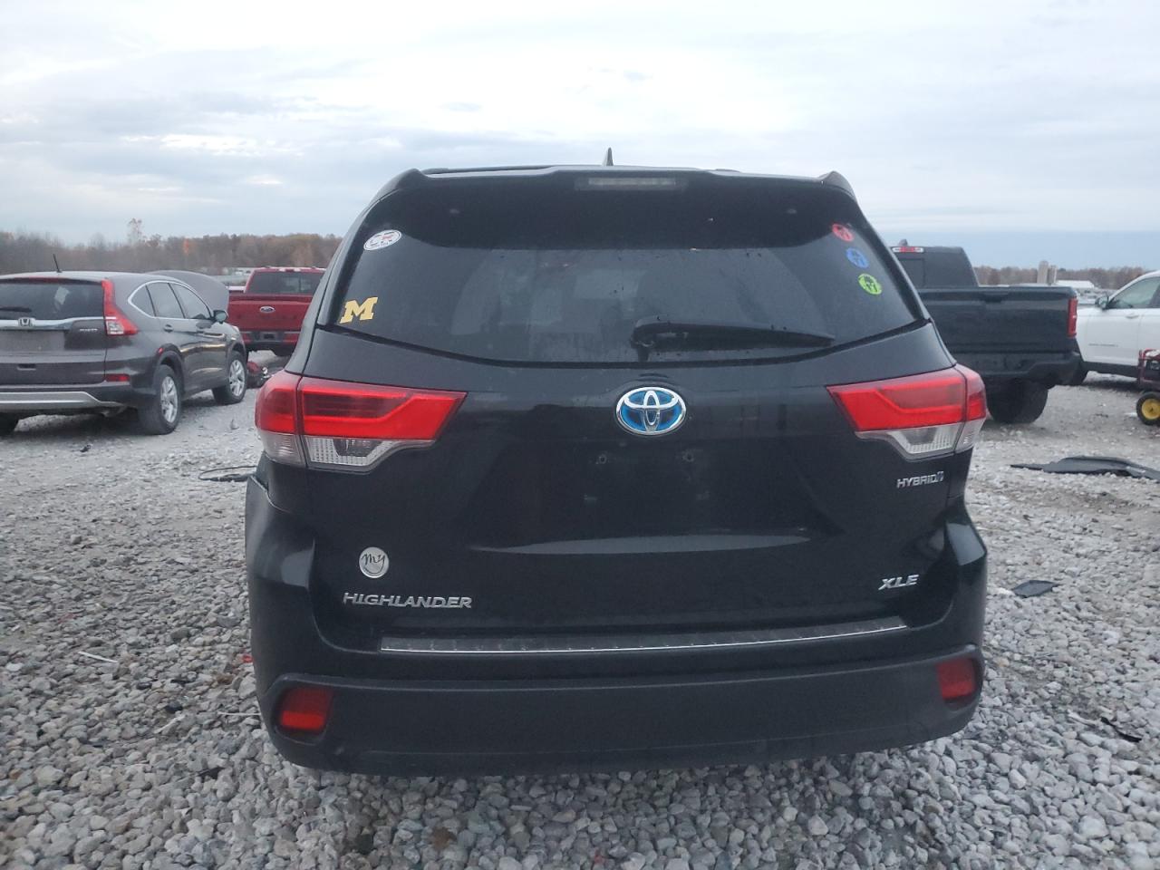 2017 Toyota Highlander Hybrid VIN: 5TDJGRFH9HS033640 Lot: 91505965