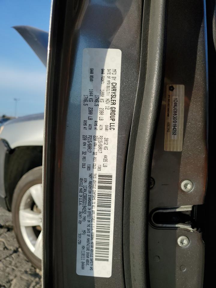 2013 Jeep Compass Sport VIN: 1C4NJCBB5DD194252 Lot: 91594955