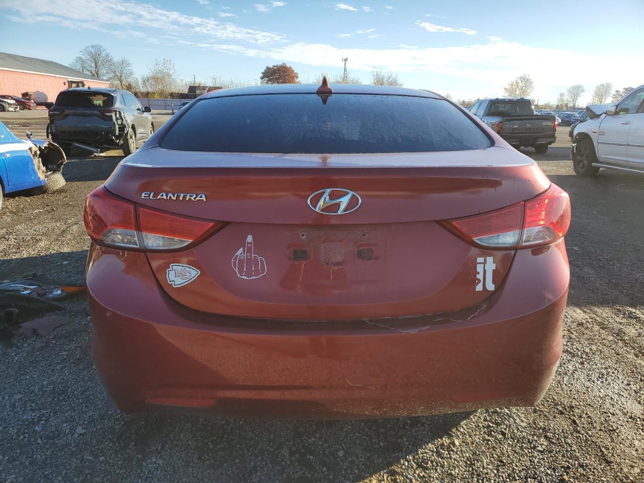 2013 Hyundai Elantra Gls VIN: 5NPDH4AE1DH364190 Lot: 91022715