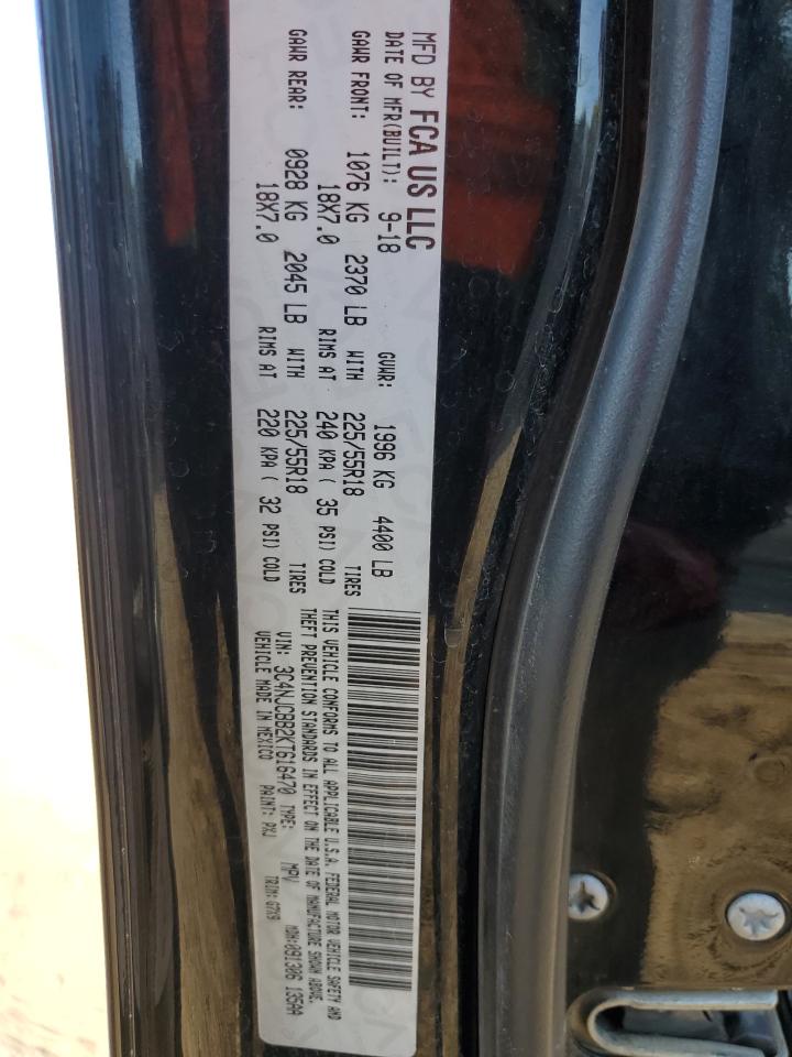 2019 Jeep Compass Latitude VIN: 3C4NJCBB2KT616470 Lot: 92083325