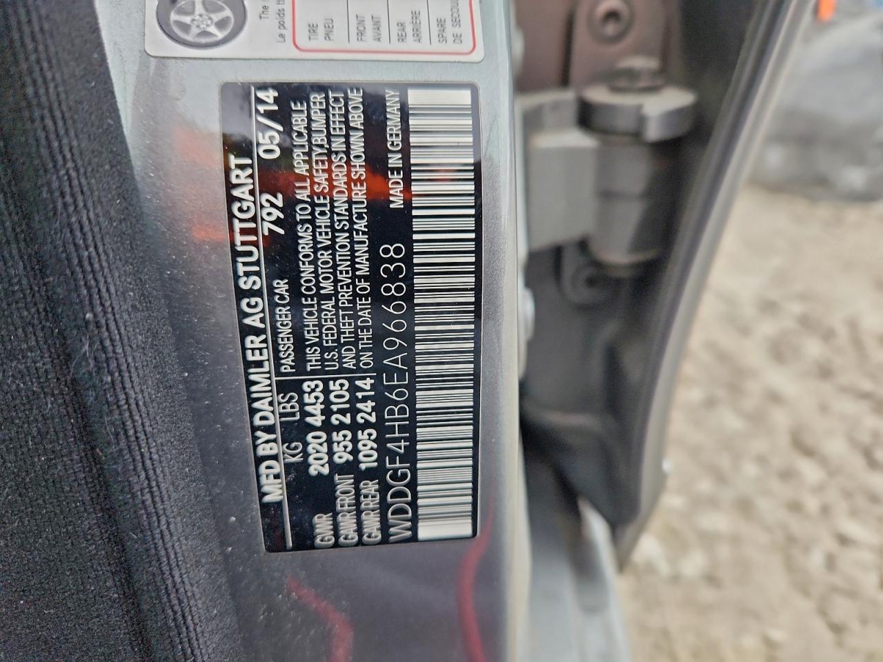 2014 Mercedes-Benz C 250 VIN: WDDGF4HB6EA966838 Lot: 94178185